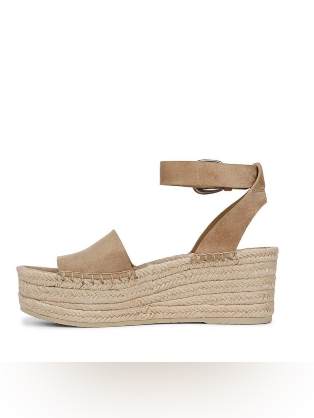 NEW VINCE BELISA PLATFORM ESPADRILLE SANDALS DUNE TAN 10 41